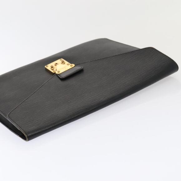 LOUIS VUITTON Epi Porte Documents Senateur Briefcase Black M54452 - Picture 5 of 16